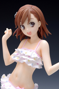 WAVE BEACH QUEENS Toaru Majutsu no Kinsho Mokuroku (Index) Misaka Mikoto 1/10 PVC Figure (2nd Production Run)