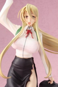 Chara-ani HIGHSCHOOL OF THE DEAD Marikawa Shizuka W Sukesuke Ver. 1/8 PVC Figure