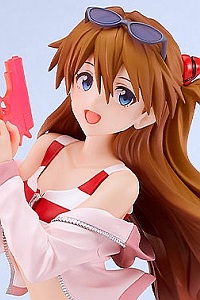 GOOD SMILE COMPANY (GSC) Rebuild of Evangelion POP UP PARADE BEACH QUEENS Shikinami Asuka Langley L size Plastic Figure