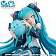 MegaHouse Lucrea Mobile Suit Gundam 45th Anniversary x Hatsune Miku Hatsune Miku x 00-Gundam Plastic Figure gallery thumbnail