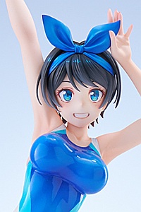 AMAKUNI Swimsuit Silhouette Kanojo, Okarishimasu Sarashina Ruka Kyouei Mizugi Ver. 1/7 Plastic Figure