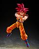 BANDAI SPIRITS S.H.Figuarts Super Saiyan God Son Goku <Kami no Ki o Matoishi Sugata> gallery thumbnail