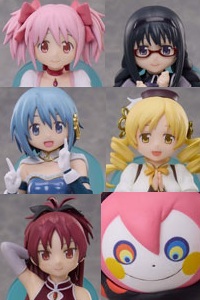 ANIPLEX Gekijoban Puella Magi Madoka Magica [New] The Rebellion Story Ochakai Cake no Uta Ver. Complete Set Plastic Figure