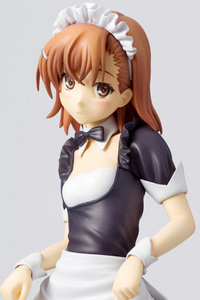 KOTOBUKIYA 4-Leaves Toaru Kagaku no Railgun Misaka Mikoto -Toaru Maid Sugata no Railgun- 1/6 PVC Figure