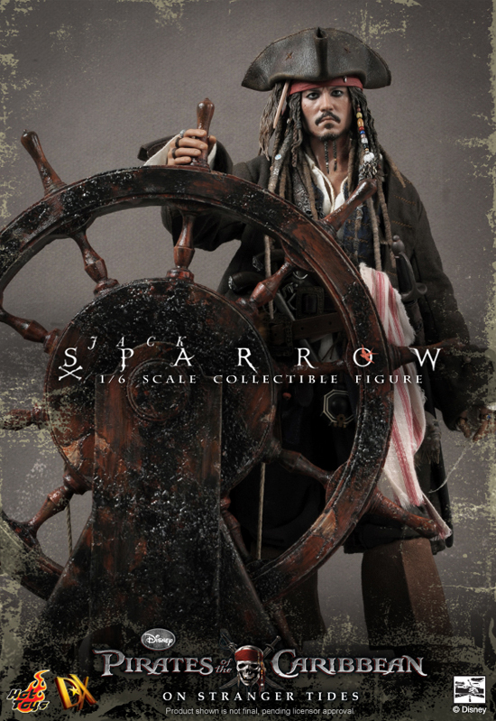 Hot Toys Movie Masterpiece Pirates Of The Caribbean Jack Sparrow 1 6 Action Figure Figures Plastic Kits Otaku Hq