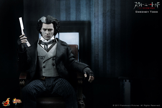 HOT TOYS 1/6 THE DEMON BARBER OF FLEET STREET MMS149 SWEENEY TODD ACTION FIGURE 