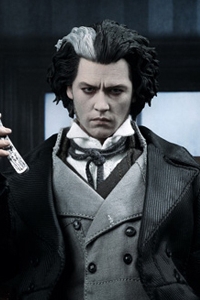 Hot Toys Movie Masterpiece Sweeney Todd Demon Barber of Fleet Street Sweeney Todd 1/6 Action Figure