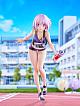 FuRyu Gridman Universe TENITOL TALL Shinjo Akane Sports Wear Ver. Plastic Figure gallery thumbnail