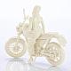 MAX FACTORY PLAMAX MF-103 Rider's portrait Honda FTR 223 White 1/20 Plastic Kit gallery thumbnail