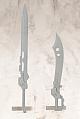 KOTOBUKIYA M.S.G Modeling Support Goods Weapon Unit 54 Customized Blade Set 02 Grey Ver. Plastic Kit gallery thumbnail