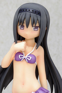 WAVE BEACH QUEENS Puella Magi Madoka Magica Akemi Homura 1/10 PVC Figure