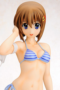 Gift Magical Girl Lyrical Nanoha StrikerS Yagami Hayate Swimsuit Ver. 1/4 PVC Figure