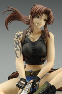 NEW LINE CORPORATION Black Lagoon Revy 1/6 Cold Cast Figure (3rd Production Run)