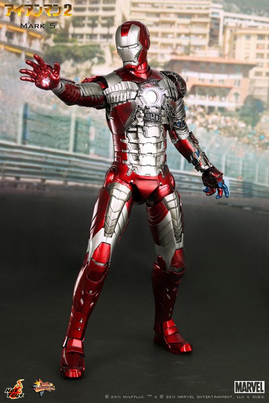 Hot Toys Movie Masterpiece Iron Man 2 Iron Man Mark 5 1 6 Action Figure Figures Plastic Kits Otaku Hq
