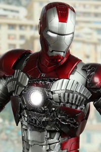 Hot Toys Movie Masterpiece Iron Man 2 Iron Man Mark 5 1/6 Action Figure