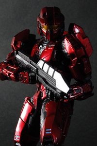 SQUARE ENIX PLAY ARTS KAI Halo: Combat Evolved Spartan MarkV Red