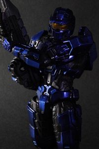 SQUARE ENIX PLAY ARTS KAI Halo: Combat Evolved Spartan MarkV Blue