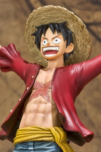 BANDAI SPIRITS Figuarts ZERO ONE PIECE Monkey D. Luffy New World Ver. (5th Production Run)