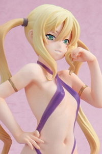 Chara-ani Maken-ki! Himegami Kodama Nobinobi Swimsuit Petanko Ver. 1/6 PVC Figure