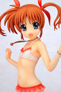 Gift Magical Girl Lyrical Nanoha The MOVIE 1st Takamachi Nanoha Swimsuit Ver. 1/4 PVC Figure (2nd Production Run)