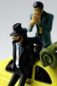 dive Treasure On Desk Figure act.2 -Tabiji- Lupin the 3rd & Jigen PVC Figure