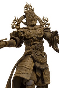 KAIYODO Revoltech Takeya No.002 EX Komokuten Wood Carving Edition