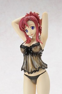 Aizu Project Please Teacher Kazami Mizuho Cami Ver. Black 1/6 Cold Cast Figure