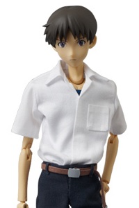 MedicomToy REAL ACTION HEROES Evangelion 2.0 Ikari Shinji School Uniform Edition