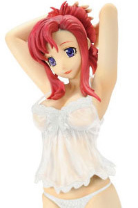 Aizu Project Please Teacher Kazami Mizuho Cami Ver. White 1/6 Cold Cast Figure