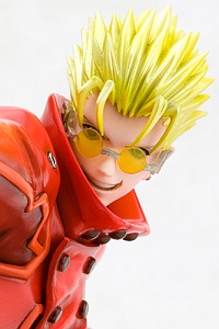 KOTOBUKIYA Gekijoban TRIGUN Badlands Rumble ARTFX J Vash The Stampede Renewal Package Ver. 1/8 Plastic Figure (4th Production Run)