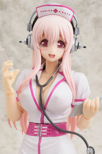 CM's Corp. Gutto Kuru Figure Collection 53 Super Sonico Nurse Ver. Action Figure