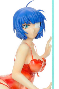 Aizu Project Ikki Tousen Shugaku Toshi Keppuroku Ryomou Shimei Cami Ver. Red 1/6 Cold Cast Figure