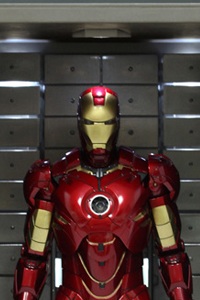 Hot Toys Movie Masterpiece Iron Man 2 1/6 Hall of Armor 1 Unit with Stickers