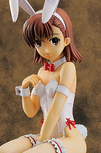 FREEing Toaru Kagaku no Railgun Misaka Mikoto Bunny Ver. 1/4 PVC Figure