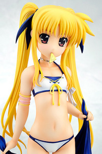 Gift Magical Girl Lyrical Nanoha The MOVIE 1st Fate Testarossa Swimsuit Ver. 1/4 PVC Figure