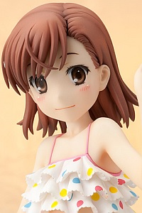 KOTOBUKIYA 4-Leaves Toaru Kakagu no Railgun Misaka Mikoto -Beach Side- 1/7 PVC Figure (2nd Production Run)