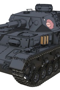 PLATZ Girls und Panzer Panzer IV D Type Kai F2 Type -Anko Team ver.- 1/35 Plastic Kit (3rd Production Run)