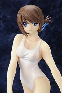 BEAT ToHeat2 Komaki Manaka P.E. Class White Swimsuit Ver. PVC Figure