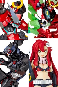 KAIYODO Revoltech No.EX Tengen Toppa Gurren-Lagann Set