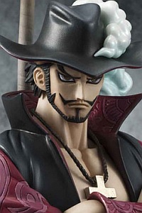 MegaHouse Excellent Model Portrait.Of.Pirates ONE PIECE NEO-EX Hawk-Eye Dracule Mihawk Ver.2 PVC Figure