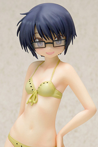 WAVE BEACH QUEENS Hidamari Sketch x Honeycomb Sae 1/10 PVC Figure