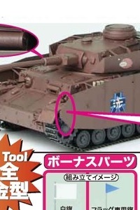 PLATZ Girls und Panzer Grade Up Parts Panzer IV Type D Kai Type H -Anko Team ver.- 1/35 Plastic Kit