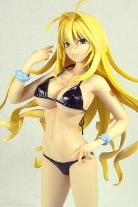 Aizu Project Sekirei Tsukiumi Swimsuit Black Ver. 1/6 Polystone Figure