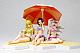 WAVE BEACH QUEENS iDOLM@STER Miki Azusa Takane with Beach Parasol DX Set 1/10 PVC Figure  gallery thumbnail