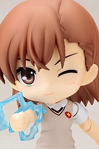 KOTOBUKIYA Cu-poche Toaru Kagaku no Railgun S Misaka Mikoto Action Figure