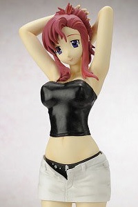 Aizu Project Please Teacher Kazami Mizuho Tank Top Ver. Black Miyazawa Model Distribution Limited 1/6 Cold Cast Figure