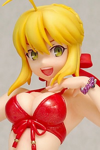 WAVE BEACH QUEENS Fate/EXTRA CCC Saber Fate/EXTRA Ver. red edition 1/10 PVC Figure