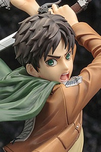 KOTOBUKIYA Attack on Titan ARTFX J Eren Yeager Renewal Package Ver. 1/8 Plastic Figure (3rd Production Run)