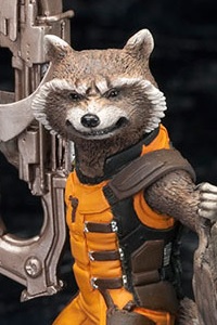 KOTOBUKIYA ARTFX+ GUARDIANS OF THE GALAXY Rocket Raccoon 1/10 PVC Figure