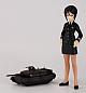 PIT-ROAD Girls und Panzer Captain Chouno Ami & JSDF Type-10 Tank PVC Figure gallery thumbnail